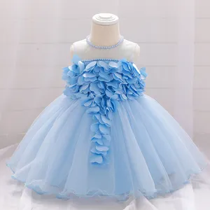 MQATZ kleines Mädchen Neugeborenes Geburtstags kleid für Baby Kind Prinzessin Geburtstag 1 Jahr alte Kinder Kleinkind L1932xz