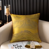 Housse de coussin jacquard unie décorative pour salon, canapé, lit, housse de coussin de luxe, taie d'oreiller VP-TY1038