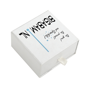 Custom Cardboard Slide Drawer <b>Consumer</b> <b>Electronics</b> Packaging Box White Sliding Gift Drawer Box with Custom Logo - Product Image 2