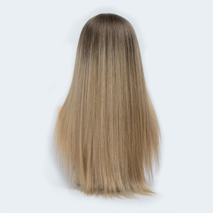 Pelucas de Cabello Humano Europeo, Color Gris Plateado con Reflejos Blancos Platino, Liso Sedoso con Ondas, Cutícula Alineada, para Mujeres Blancas - Product Image 6