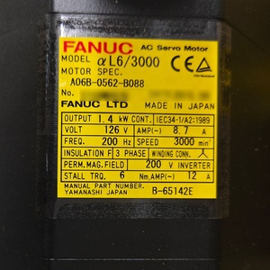 A06B-0562-B088 Accessoires de système FANUC d'origine, moteur AC neuf avec garantie d'un an - Product Image 5
