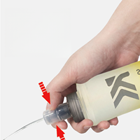 Bouilloire à eau souple KKN Sports 250ML, pliable, pour marathon, course de cross-country, alpinisme, gobelet à eau portable 500ML
