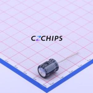 UVY1H221MPD Through-Hole <b>Aluminum</b> <b>Electrolytic</b> <b>Capacitor</b> Through hole,D10xL12.5mm 220uF 20% 50V 300mA-120Hz - Product Image 1
