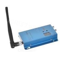 Kit receptor de transmisor de vídeo de largo alcance de 1,5 GHz, 1500mW, Mini sistema inalámbrico de 3000m G para cámara CCTV, Material metálico