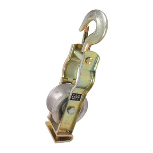 Poulie électrique à double usage suspendue au siège, poulie de pose de câbles, poulie de type suspendu en nylon, crochet de câble de soutien vers le haut - Product Image 2