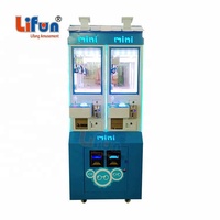 Machine de jeu d'arcade LiFun LF-TC08 Mini Claw Crane pour 2 joueurs, en métal et verre trempé, garantie 12 mois