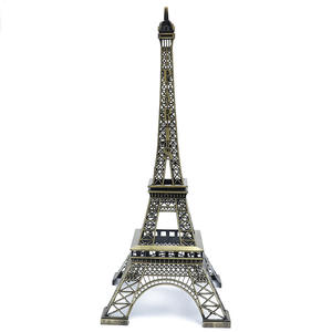Europeo creativo in ferro torre <span class=keywords><strong>Eiffel</strong></span> parigi ornamento di moda artigianato all'ingrosso regali personalizzati stampa bronzo oggetti di scena per tiro - Product Image 5
