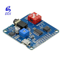 Yüksek kaliteli MP3 ses çalma modülü bire bir tetikleme seri port kontrol oynatma USB indir 8M depolama DY-SV8F