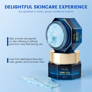 Crema Facial de Péptidos de Cobre Azul GHK-Cu de Marca Privada, Antiarrugas, Reparadora, Iluminadora, Antienvejecimiento - Product Image 3