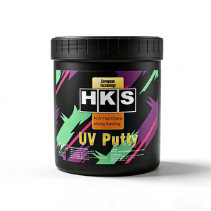 Mastic UV actif pour carrosserie, mastic UV haute <span class=keywords><strong>duret</strong></span>é pour la réparation des trous et des interstices de surface automobile et apprêt de base - Product Image 2