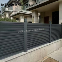 Panneaux de clôture en aluminium anti-rouille, norme australienne, modernes, à lattes horizontales, pour l'intimité, personnalisables pour les zones côtières et les villas