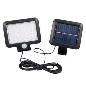 Waterproof Outdoor Solar Charging Wall Light Cheap Garden Lamp 56leds Solar Flood Separate Panel Powered Wall Lamps