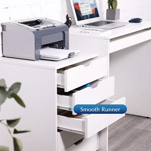 Gabinete de fábrica china Gabinete de almacenamiento blanco de madera <span class=keywords><strong>con</strong></span> <span class=keywords><strong>ruedas</strong></span> giratorias <span class=keywords><strong>Cajonera</strong></span> para sala de estar - Product Image 4