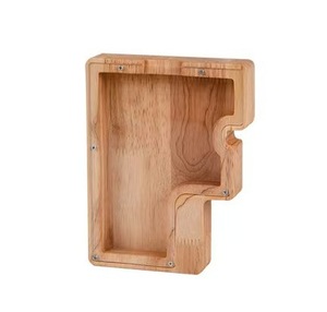 Salvadanaio in Legno a Forma di Lettera, 26 Lettere dell'Alfabeto Inglese, Portatile ed Ecologico, Salvadanaio di Alta Qualità per Bambini - Product Image 3