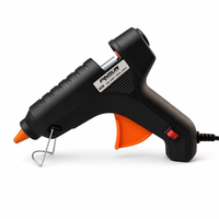Pistolet à colle chaude électrique professionnel PINSUN 60W, diamètre des bâtons de colle 7/16, chauffe rapide, certifié CE, garantie 1 an, pour bricolage