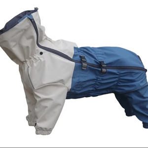 Manteau de Pluie Réfléchissant de Luxe <span class=keywords><strong>Imperméable</strong></span> <span class=keywords><strong>pour</strong></span> Animaux de Compagnie (Chats et Chiens) <span class=keywords><strong>avec</strong></span> Quatre <span class=keywords><strong>Pattes</strong></span> Couvertes, Style Moderne de Haute Qualité et Conception de Trou de Ceinture Dissimulé - Product Image 1