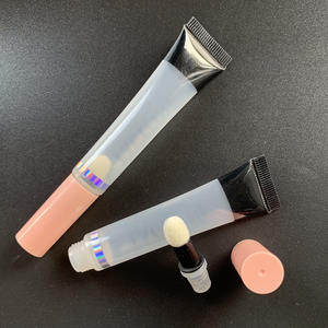 Corrector cosmético delgado y flexible <span class=keywords><strong>de</strong></span> 18mL con esponja, aparato <span class=keywords><strong>de</strong></span> llenado <span class=keywords><strong>de</strong></span> línea <span class=keywords><strong>de</strong></span> cabello, tubo dispensador <span class=keywords><strong>de</strong></span> líquido rubor - Product Image 2