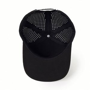 Wholesale Stock Factory Customized Laser Perforated High Quality 6 Panel Waterproof Breathable Fashion Outdoor Casual Unisex - Product Image 5