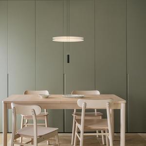 Lámparas Colgantes Ovaladas Minimalistas de Diseño Nórdico, Estilo Wabi-Sabi, LED, Altura Ajustable, Modelo Caf, Decoración de Habitaciones - Product Image 3