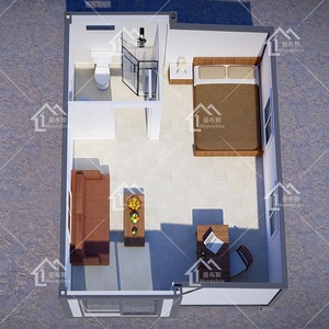 Maison/maison préfabriquée portable bon marché et populaire avec CE, fabricant d'usine de maisons préfabriquées - Product Image 4