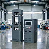 Elevador Cuerda de acero Máquina de prueba universal hidráulica Probador de tracción de control por computadora servo de 10 toneladas