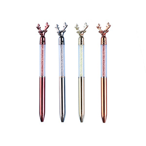 Antler Imitation Métal Étudiant Creative Cristal Stylo À Bille Publicité - Product Image 5