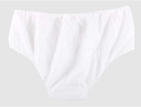 Culotte jetable non tissée respirante et emballée individuellement pour femmes, coupe unique et fiable, douce au toucher près de