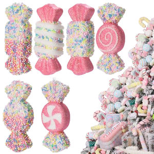 เครื่องประดับตกแต่งคริสต์มาสแบบแขวนทำจากโฟมสีชมพูหวานๆ สไตล์สาวหวาน น่ารัก เหมาะสำหรับตกแต่งฉากงานปาร์ตี้ ขายส่ง - Product Image 1