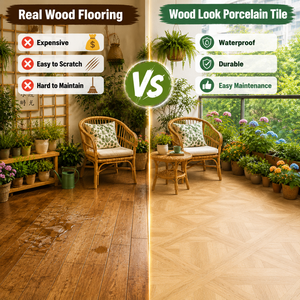 Carrelage en porcelaine imitation bois 00x600mm, design <span class=keywords><strong>parquet</strong></span>, antidérapant, finition mate - Product Image 4