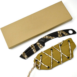 Couteau tactique de survie pliable haut de gamme de style punk, modèle Jungle Hero, avec étui en ABS Kydex, acier 1905 haute dureté - Product Image 4