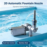 Boquilla de Chorro de Agua Oscilante CNC 2D Programable para Decoración de Espectáculos Acuáticos en Parques
