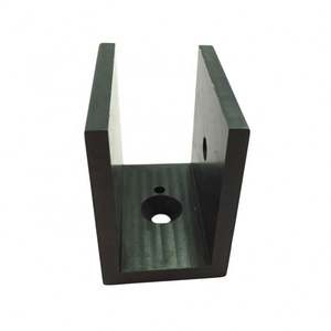 مخصص CNC تشكيله U شكل أسود بأكسيد الألومنيوم قوس تصاعد الزاوية - Product Image 3