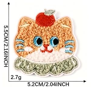 Patch brodé auto-adhésif en polyester en forme d'animal mignon pour vêtements, coques de téléphone portable et chapeaux - Product Image 2