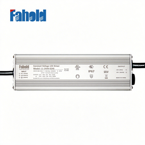 12-24V DC LED Driver 60W 75W 100W 150W 200W 240W 320W W IP65 Dip-Switchable pour l'éclairage paysager et la signalisation lumineuse