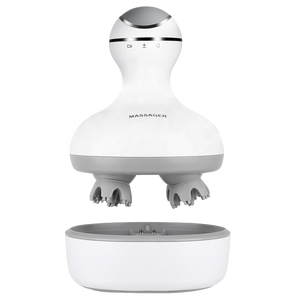 卸売電気スカルプマッサージ器コードレススマートポータブルワイヤレス電気ミニ指圧脳スパスカルプヘッドマッサージャー - Product Image 1