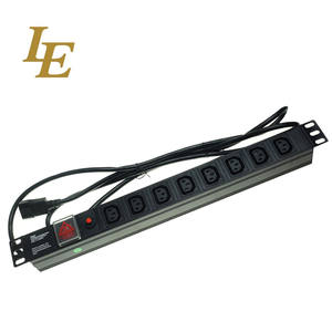 PDU de Rack de 19 Pulgadas de Aleación de Aluminio IEC C13 C14 C19 con 8 Tomas C13, Unidad de Distribución de Energía, Interruptor de Disyuntor 1P 2P - Product Image 4