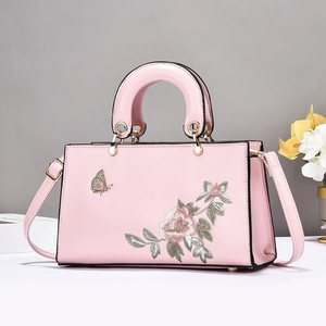 New Arrivals Ladies Fashion PU <b>Leather</b> Shoulder Luxury Bags Women Handbags With Embroidery Bee - Product Image 3