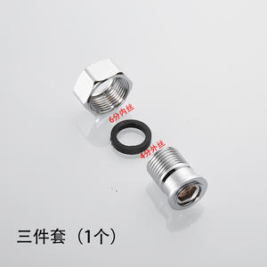 Exposure Stainless Steel <b>Shower</b> Faucet 4-Point 6-Point Adapter Hexagonal Nut <b>Shower</b> Head Mixing Valve <b>Fittings</b> Rubber Material - Product Image 2