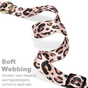 Venta al por mayor personalizado sublimación diseñador personalizado lindo leopardo cachorro <span class=keywords><strong>Collar</strong></span> perro <span class=keywords><strong>Collar</strong></span> para pequeño <span class=keywords><strong>collar</strong></span> de perro mascota - Product Image 3