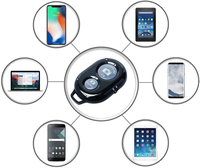 Déclencheur à distance Bluetooth sans fil pour IPhone, IOS, IPad, Samsung, HTC, LG & Android Selfie