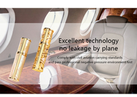 Atomiseur de parfum de voyage unique, flacon raffiné avec pulvérisateur à pompe, solution de parfum rechargeable