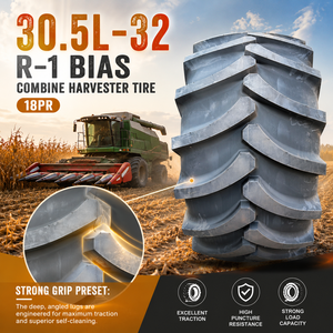 Pneu de moissonneuse-batteuse diagonale BOSTONE neuf 30.5L-32 R-1 18PR - Product Image 1