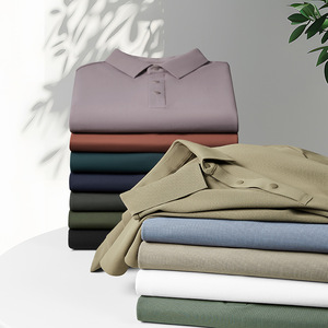 เสื้อโปโลผู้ชายแบรนด์ดัง สีพื้น ปกคอเสื้อไร้ตะเข็บ 50/L สปอร์ต ไลฟ์ เทรนด์ อิน สไตล์ - Product Image 5
