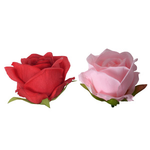 Têtes de roses artificielles en soie Late Elm, branche unique, 10g, pour décoration murale de bureau, cadeaux de mariage DIY - Product Image 5