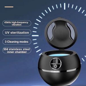 Electric 45kHz Ultrasonic <b>Retainer</b> <b>Cleaner</b> Machine for Dentures Mouth Guards Braces Toothbrush Heads Jewelry-Newest Model - Product Image 3