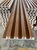 Panneaux muraux imperméables en bois composite Panneaux muraux 3D d'intérieur pour décoration murale intérieure, fond TV
