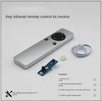 Nvarcher AK4118 Carte Récepteur Fibre Coaxiale vers IIS Support XMOS/Amanero USB avec Télécommande à Affichage OLED