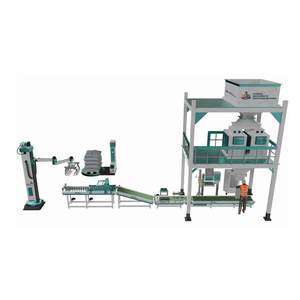 Ligne de remplissage automatique de sacs en vrac, machine d'ensachage à bouche ouverte, pesage, scellage, emballage de granulés et de poudres, vente en gros - Product Image 1