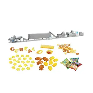 automatic fully automatic extruded corn puff extruder machine food snack corn puffs snacks making machinery