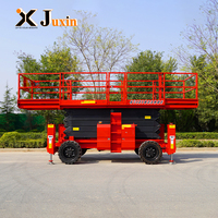 Plateforme élévatrice à ciseaux tout-terrain homologuée CE, 16 m de hauteur, robuste, 4x4, hydraulique, pour le levage de matériaux